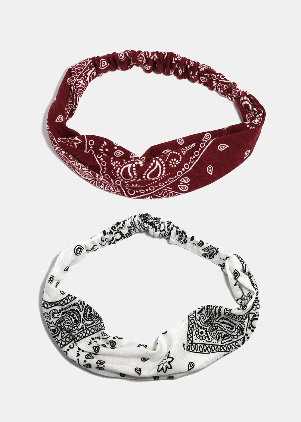 Paisley Bandana Print Headwrap