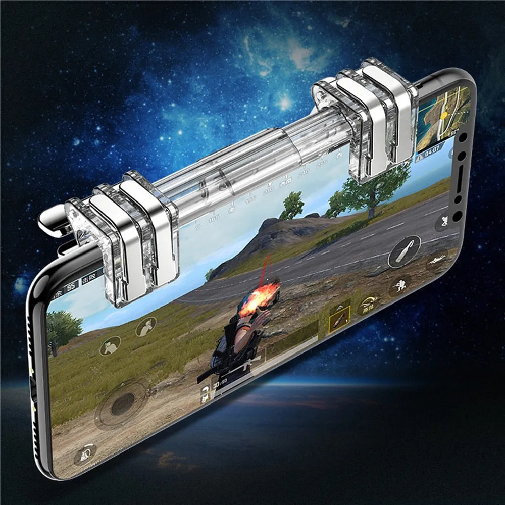 PUBG Mobile Trigger Gamepad Controller Sensitive Touch L1R1 Fire Button Shooter Grip Trigger Aim Key