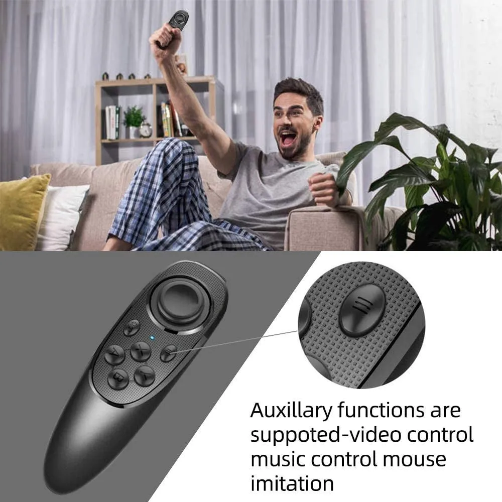 R1 Ring shape 3D Bluetooth 4.0 VR Controller Wireless Gamepad Joystick Gaming Remote Control for lOS and Android smartpho