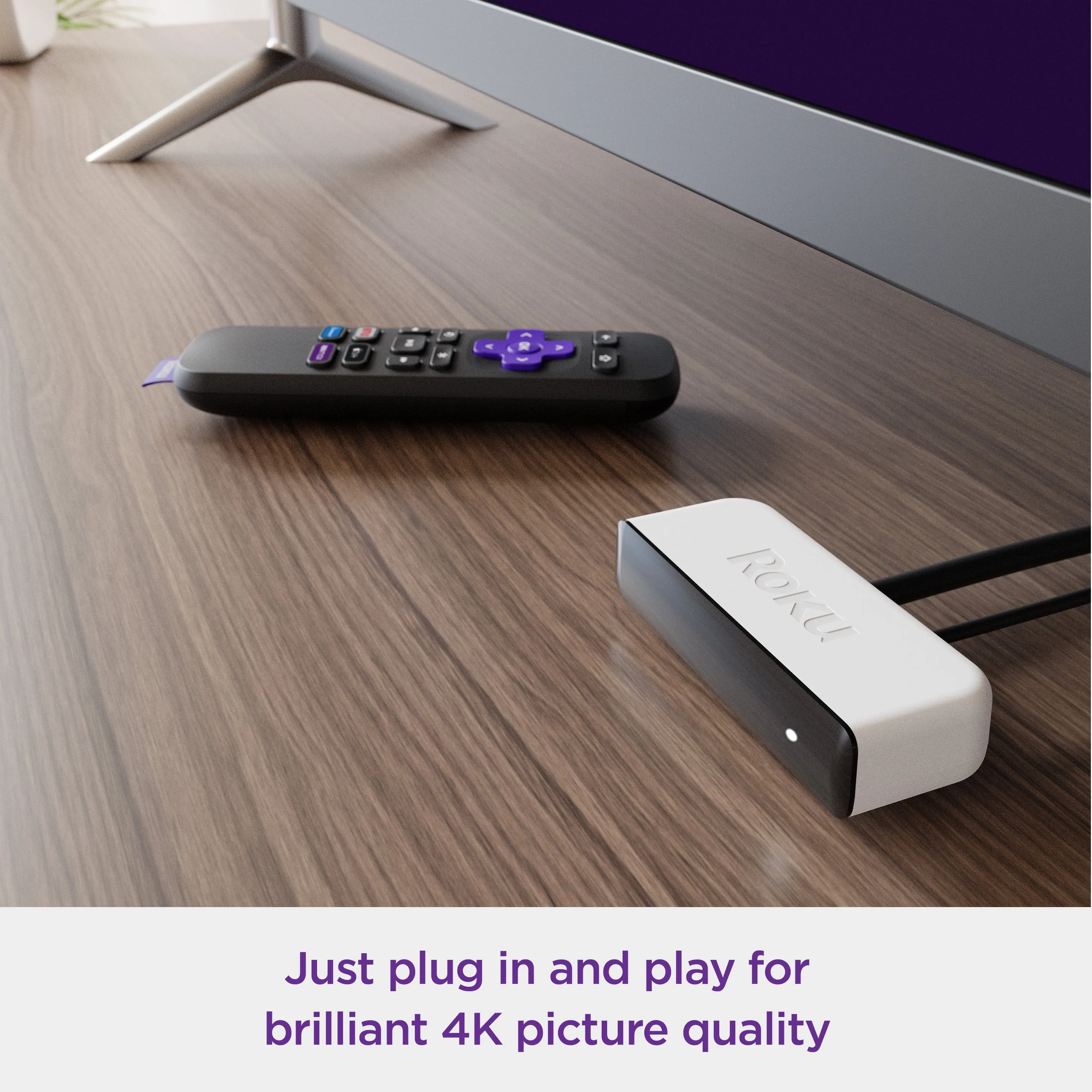 Roku Premiere | 4K/HDR Streaming Media Player Wi-Fi Enabled with Premium High Speed HDMI Cable and Standard Remote