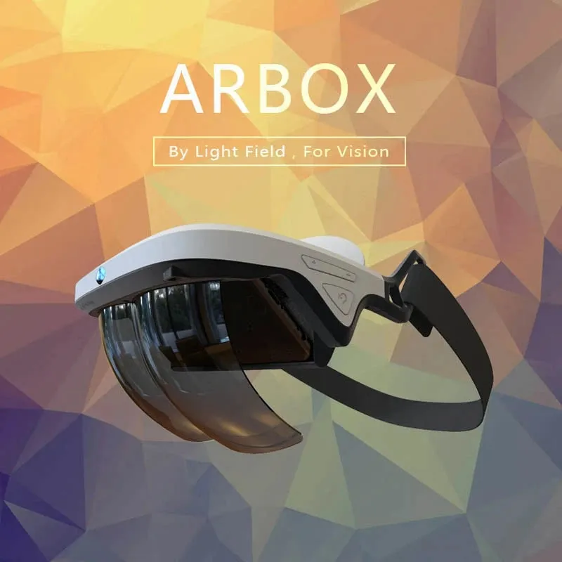 Smart AR Glasses 3D Video Augmented Reality VR Headset for iPhone & Android