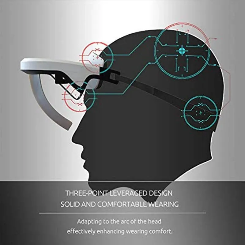 Smart AR Glasses 3D Video Augmented Reality VR Headset for iPhone & Android