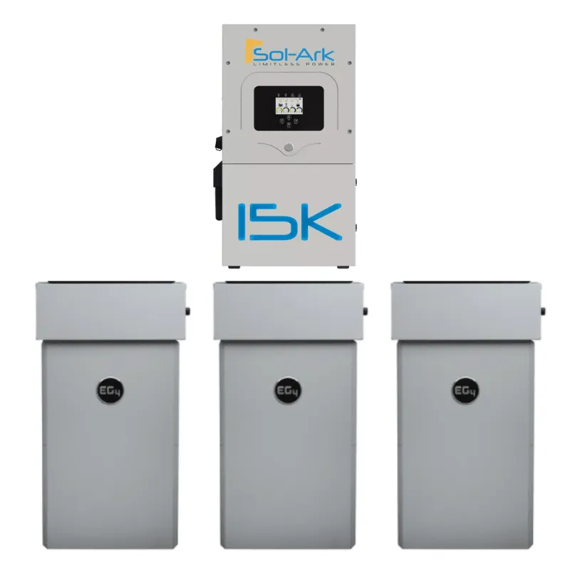 Sol-Ark 15K PowerPro ESS | 14.3kWh Lithium Wall Mount Battery   Hybrid Inverter Bundle | 10-Year Warranty