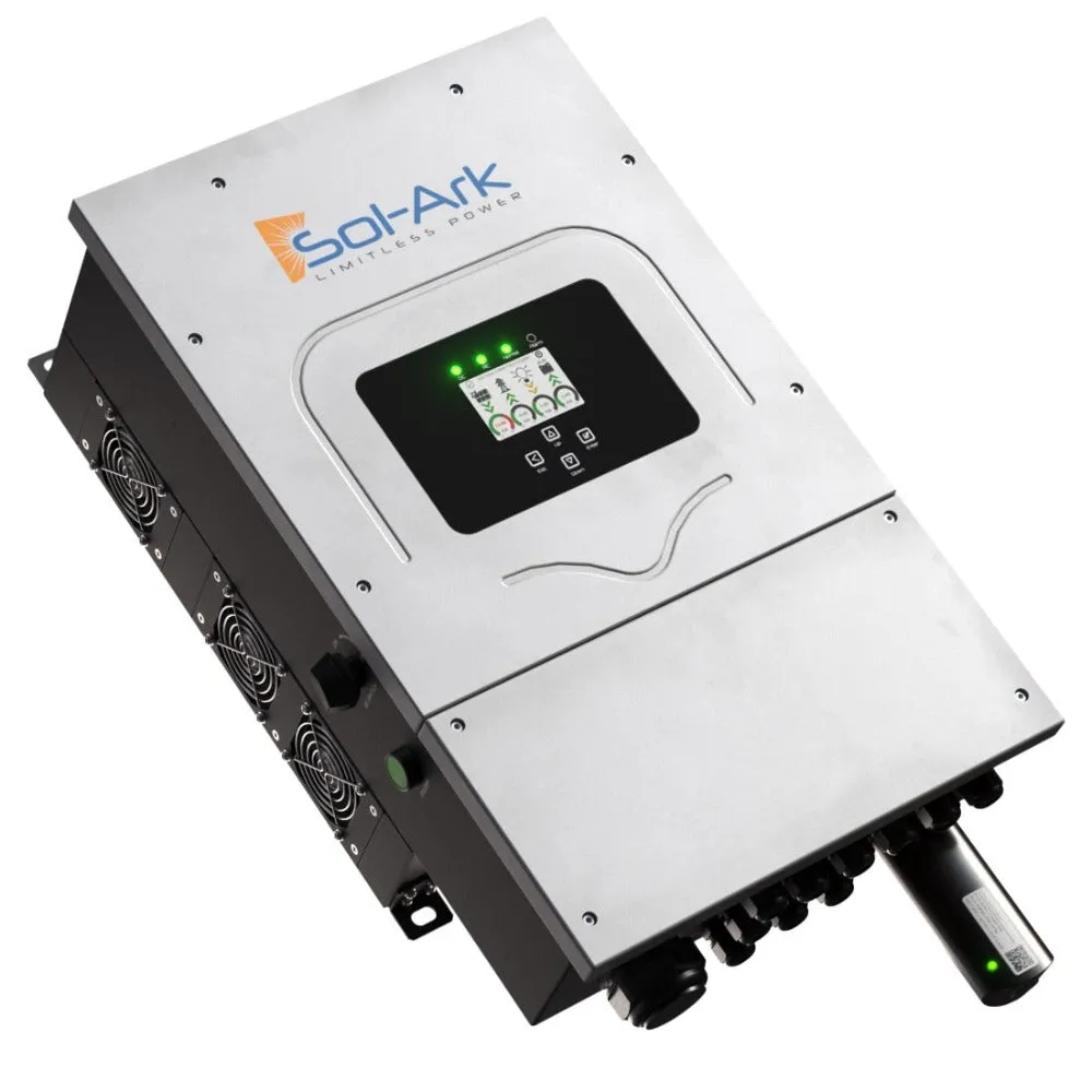 Sol-Ark 8K 120/240/208V 48V [All-In-One] Hybrid Solar Inverter | 10 Year Warranty