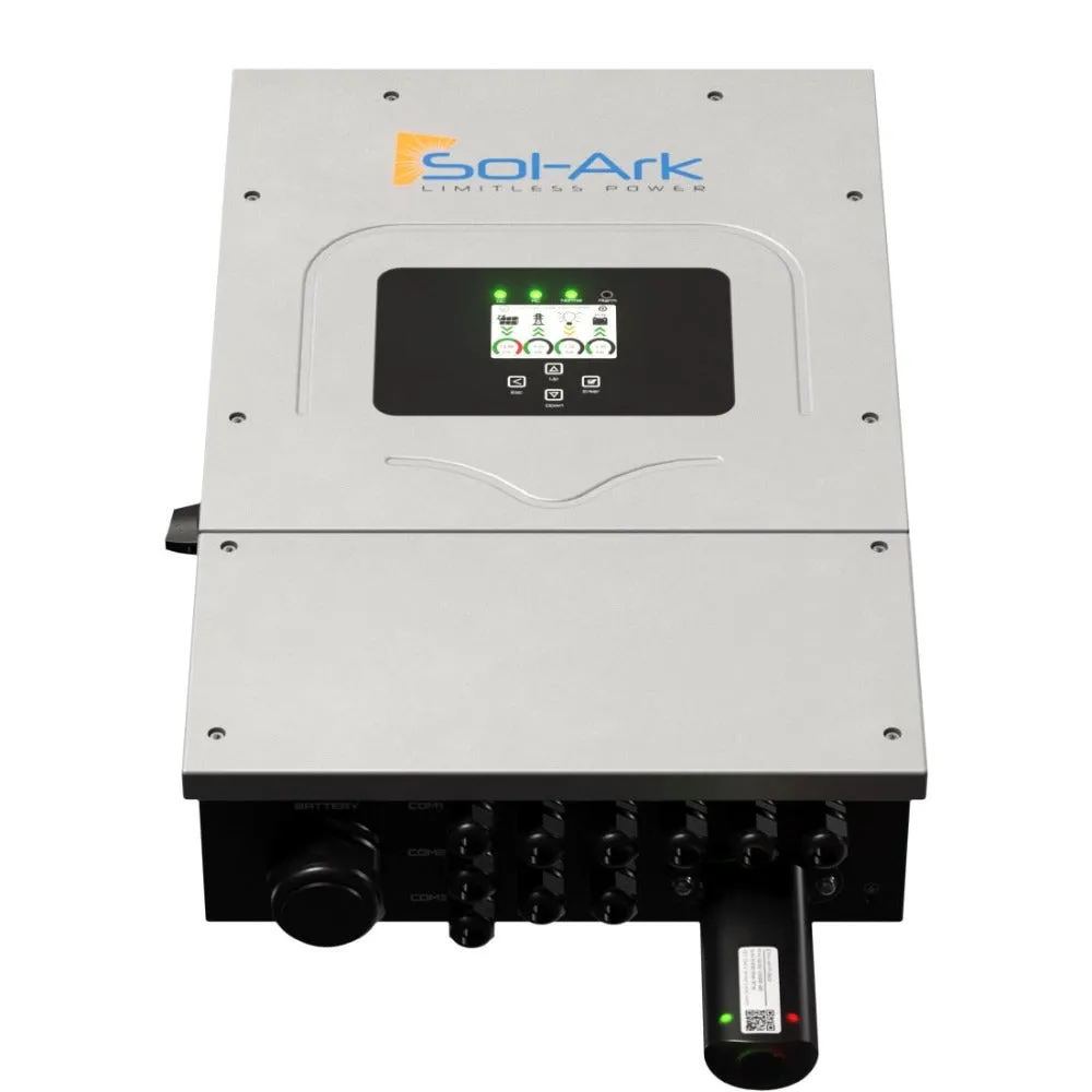Sol-Ark 8K (EMP Hardened) 120/240/208V 48V [All-In-One] Hybrid Solar Inverter  | 10 Year Warranty