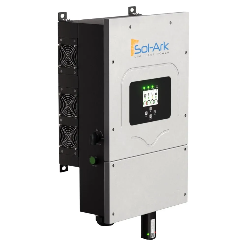 Sol-Ark 8K (EMP Hardened) 120/240/208V 48V [All-In-One] Hybrid Solar Inverter  | 10 Year Warranty