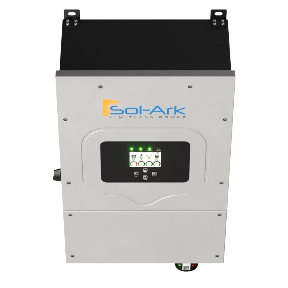 Sol-Ark 8K (EMP Hardened) 120/240/208V 48V [All-In-One] Hybrid Solar Inverter  | 10 Year Warranty