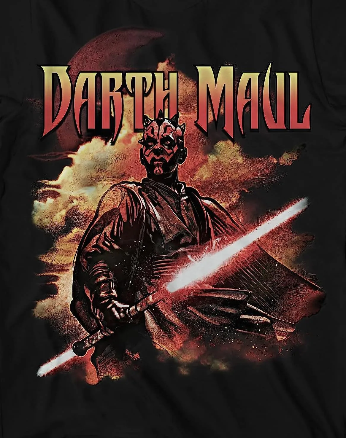 STAR WARS Darth Maul Dark Zabrak Sith Jedi T-Shirt