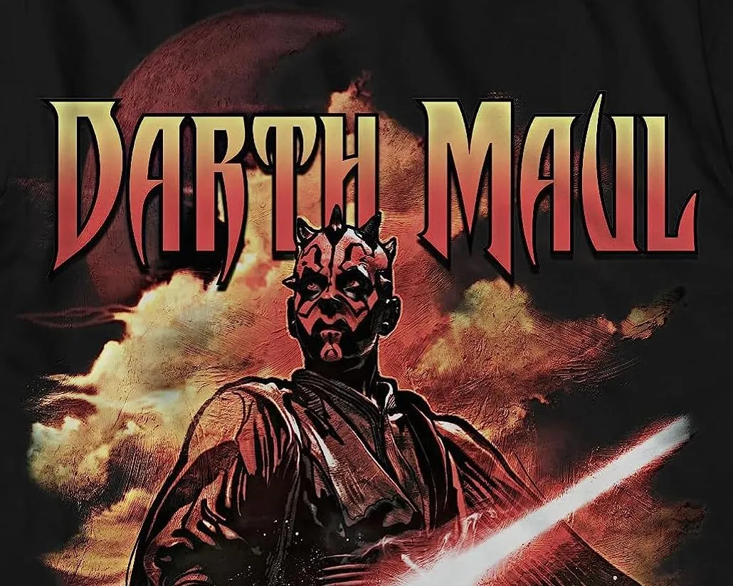 STAR WARS Darth Maul Dark Zabrak Sith Jedi T-Shirt