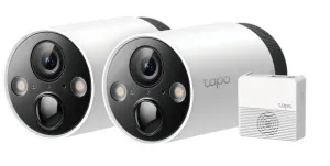 Tapo C420s2 V1 - 2 X Tapo C420 Cameras   Tapo H200 Hub - Network Surveillance Camera - Outdoor, Indoor - Dust Resistant