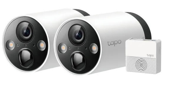Tapo C420s2 V1 - 2 X Tapo C420 Cameras   Tapo H200 Hub - Network Surveillance Camera - Outdoor, Indoor - Dust Resistant