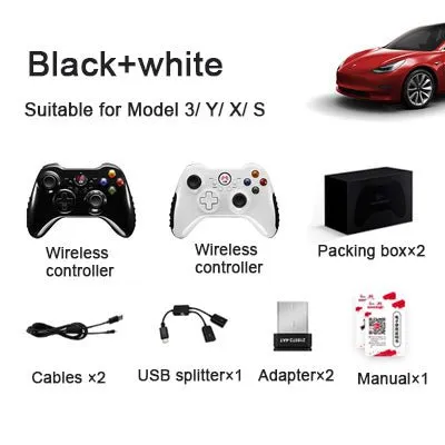 Tesery Wireless Gamepad for Tesla Model3/Y/X/S