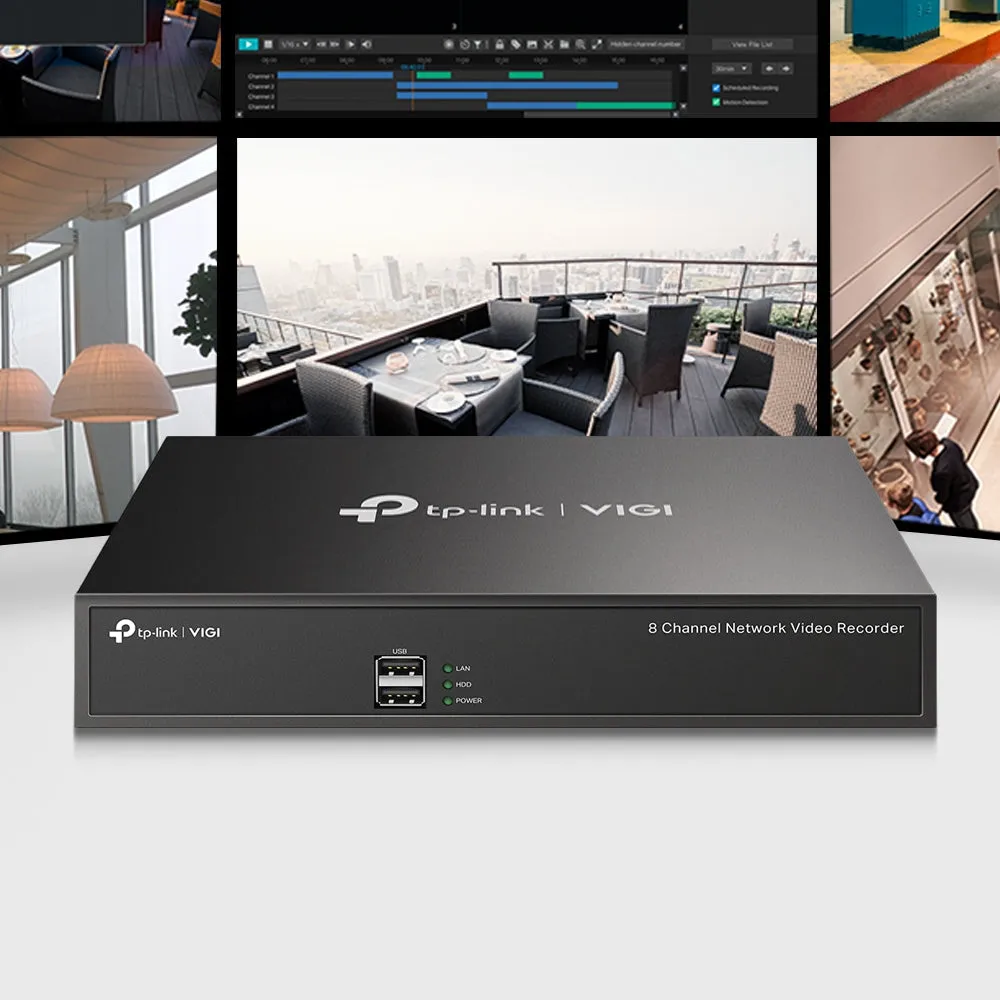 Tp-Link Vigi Nvr1008h - Standalone Nvr - 8 Channels