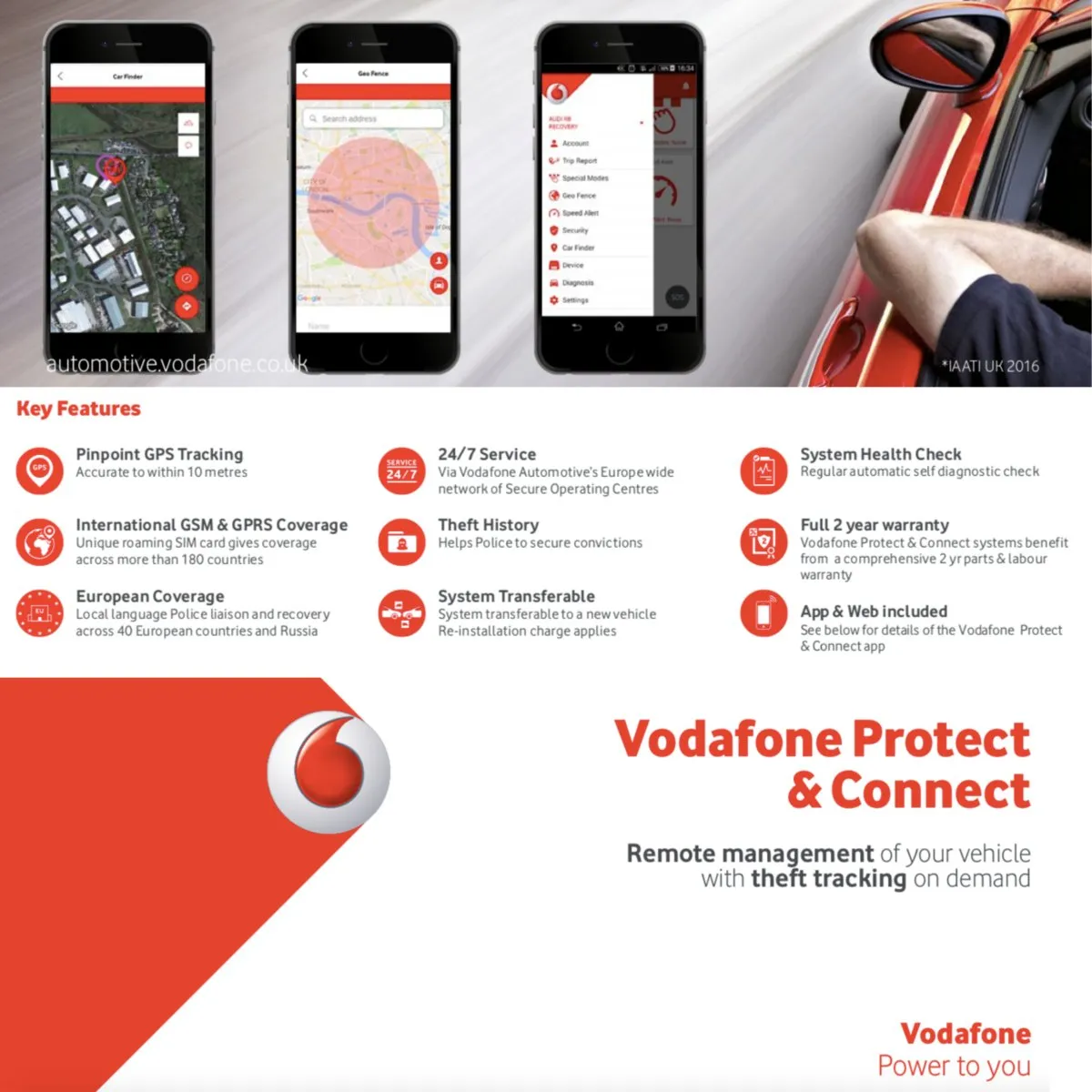 Vodafone Protect & Connect S7 VTS (Vehicle Tracking System)
