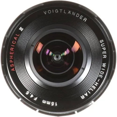 Voigtlander 15mm f4.5 Super Wide Heliar Version III Lens - M Mount